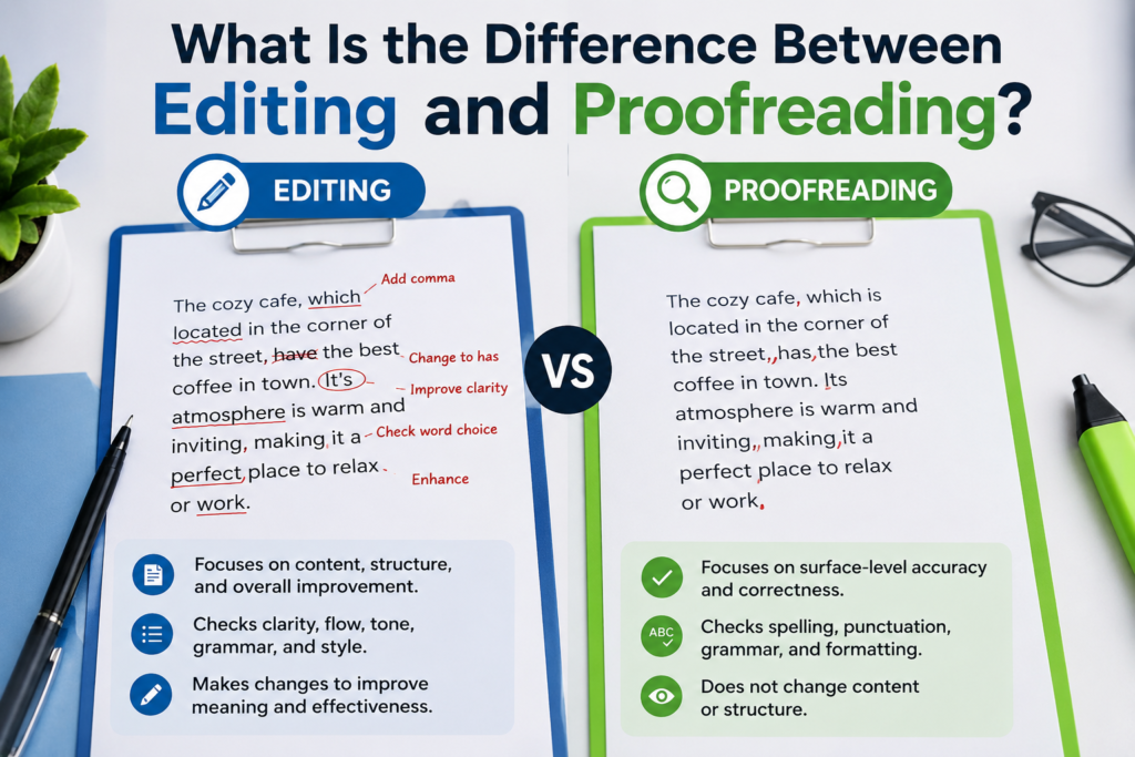 Editing and Proofreading