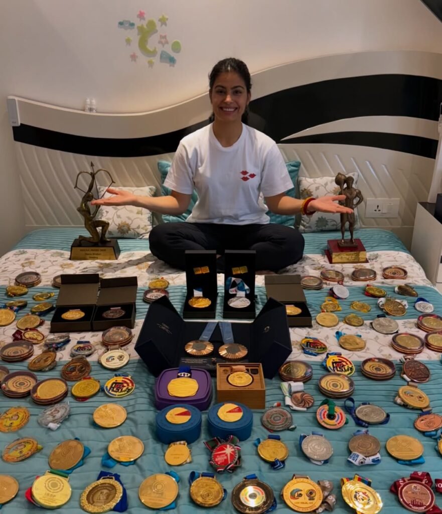 Manu Bhaker Medals