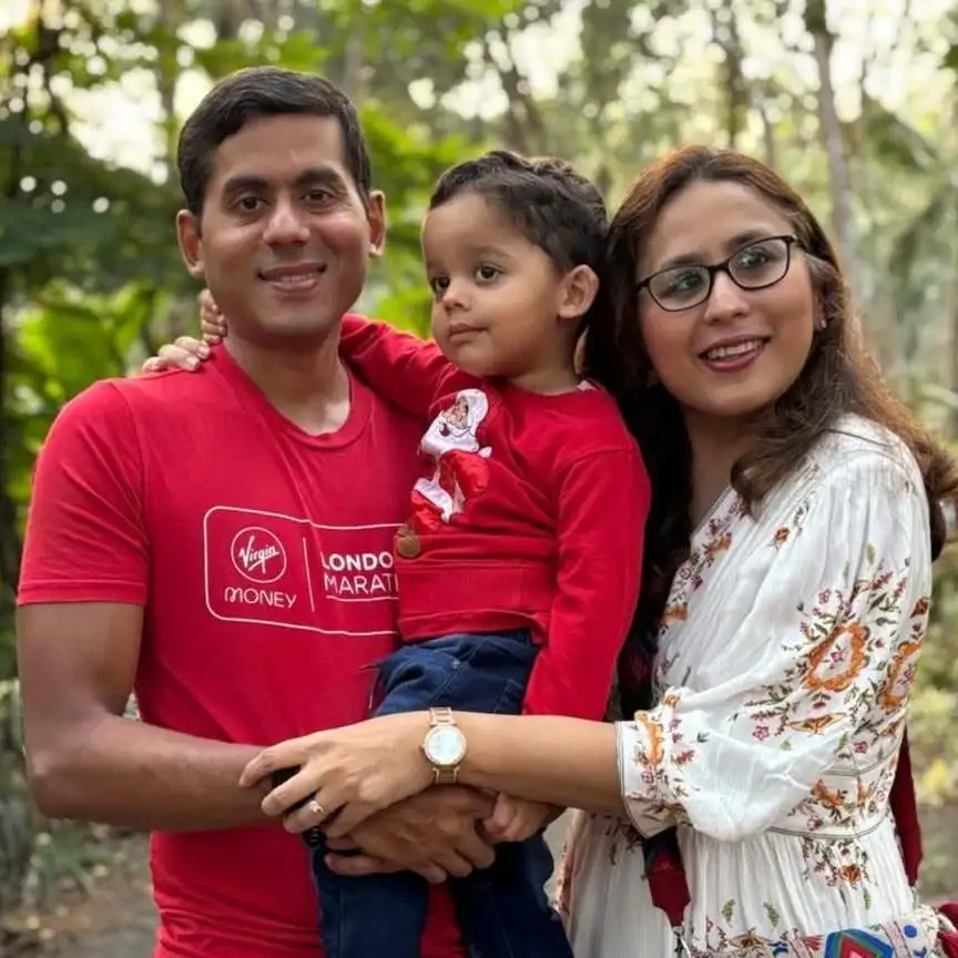 Radhika Gupta Husband and Son